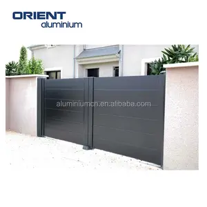 Automatic single row sliding gate design of security gates