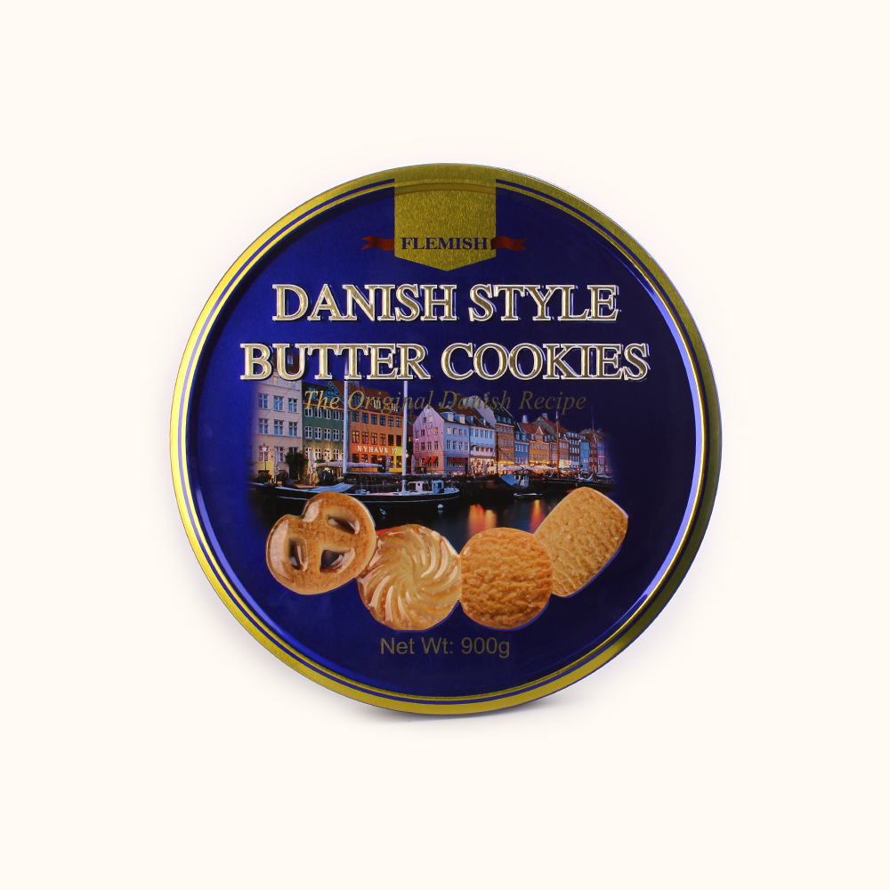 Горячая продажа 900 г датского стиля масляного печенья