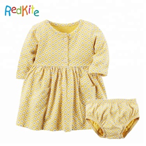 Guangzhou bébé robe vêtements fournisseurs, 2018 style nouveau-né bébé vêtements ensembles pour filles - Product Image 1