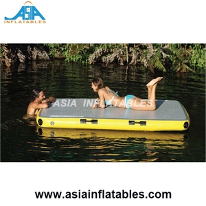 Lớn Inflatable nổi <span class=keywords><strong>Dock</strong></span> nổi nền tảng nước cho thuyền và Inflatable nước vui chơi giải trí cơ sở - Product Image 4