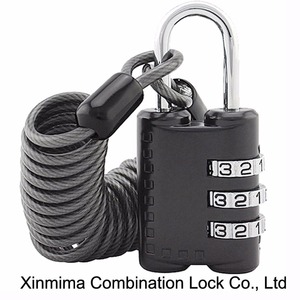 Seguridad bucle cable Bloqueo de <span class=keywords><strong>candado</strong></span> para <span class=keywords><strong>bicicleta</strong></span> de una silla - Product Image 1