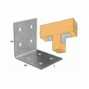 Joints d'angle en métal pour le bois, 1 pièce, feuille solide