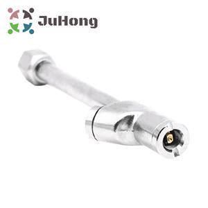 6 "طويلة إمالة قفل مستقيم رئيس المزدوج القدم الكروم مطلي قابض هوائي 1/4" معاهدة عدم انتشار الأسلحة النووية تضخيم الإطارات قابض هوائي أداة إصلاح الإطارات - Product Image 2