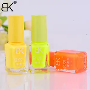 BK hot 7ml glow in dark Luminous nail polish with 20 colors