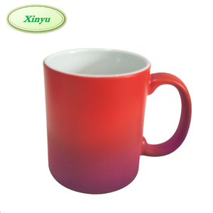 Bán Buôn Đôi Màu Gốm Thăng Hoa Màu Thay Đổi Cốc Cà Phê - Product Image 6