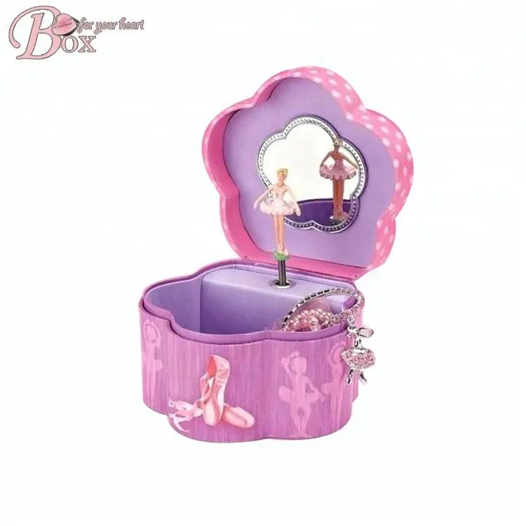 Girls Ballerina dancing Jewelry Box Packaging Jewelry Music Box