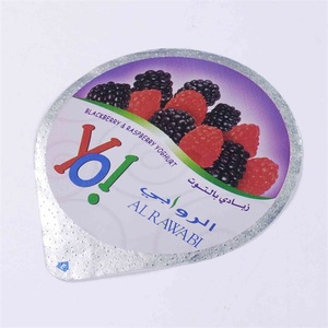 Tapa de <span class=keywords><strong>Aluminio</strong></span> Termosellable para Vasos de Jugo, Yogur y Gelatina, Impresa Personalizada, de Grado Alimenticio, Laminada con PP, Termosellable por Rollo - Product Image 1