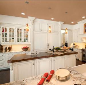 Fabbrica cinese Moderna Semplice Naturale disegno della cucina ready made a buon mercato moderno mobili da cucina - Product Image 4