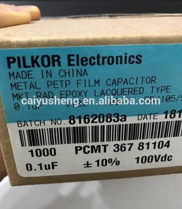 En stock 100nk J 104k 0.1UF 100V P=5mm condensador CBB de película delgada - Product Image 3