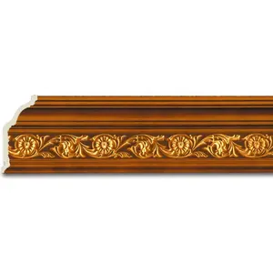 1 ensemble de planches à fleurs et couronne, matériel PS, décoration de moulage pour mur de plafond - Product Image 1