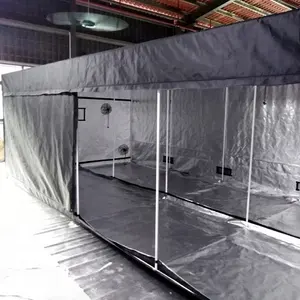 Dayanıklı Güçlü metal çerçeve büyük hidroponik yetiştirme çadırı 700x300x200 cm