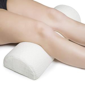 Pain Relief Memory Foam <strong>Pillow</strong> Half Moon Bolster Knee Leg <strong>Pillow</strong> Semi Roll <strong>Wedge</strong> With Washable Cover - Product Image 4