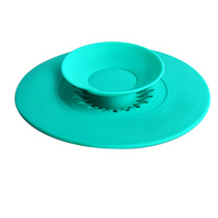 Tapón de plástico para fregadero de cocina, cesta de filtro de drenaje para fregadero de cocina, recogedor de pelo de goma de silicona