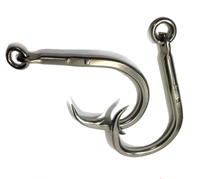 Chất lượng cao nước mặn thép không gỉ 13/0 thép gai lure câu cá móc cho cá kiếm cá mập Cá ngừ-deepsea sử dụng - Product Image 5