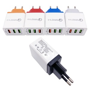 Nhanh chóng sạc chúng tôi EU QC 3.0 tường Adapter tường cắm sạc USB sạc cho Smarts điện thoại di động - Product Image 4