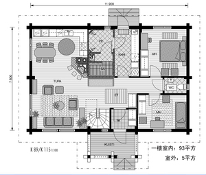 Casa Prefabricada <span class=keywords><strong>de</strong></span> <span class=keywords><strong>Madera</strong></span> Impermeable <span class=keywords><strong>de</strong></span> Dos Pisos para Cochera y Almacén, Ideal para <span class=keywords><strong>Jardín</strong></span>, Villa y Tienda - Product Image 2