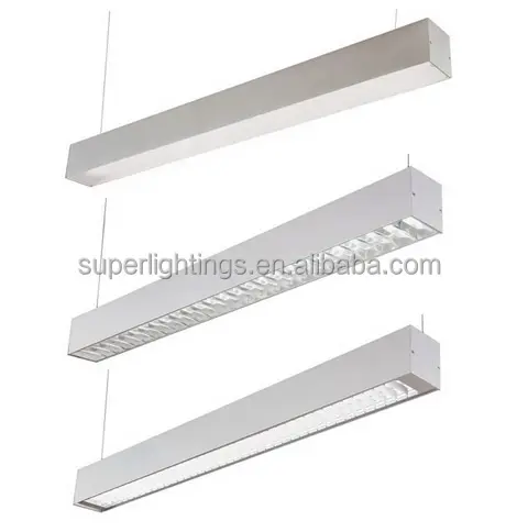 modern aluminum ceiling lamp double tube light fitting 1200mm t5 globe fluorescent pendant linear lighting
