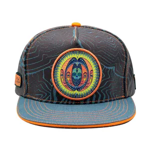 Tampa snapback personalizada da moda de alta qualidade com remendo