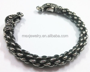 Di modo Vikings Mens Dei Monili 316L In Acciaio Inox Viking Del Polsino Del Braccialetto Del Braccialetto - Product Image 3