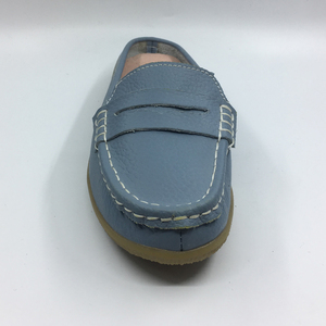 Wholesale <strong>White</strong> Leather <strong>Ladies</strong> and Women <strong>Loafers</strong> Casual Flat Shoes Summer Female Shoes - Product Image 5