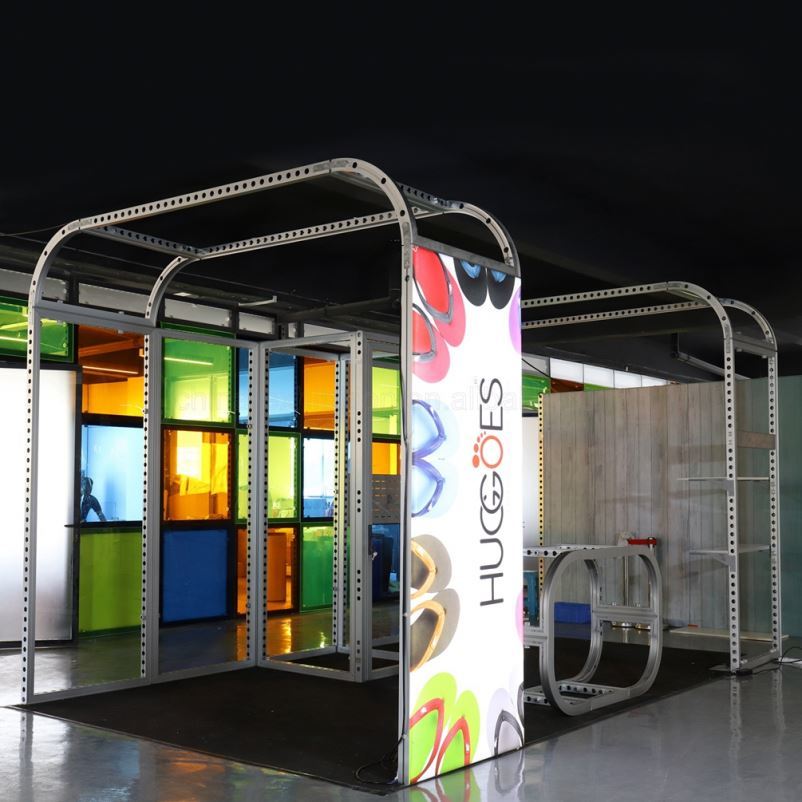 Portable/Foire Conception Libre Personnalisé Poids Léger Nouveau Style Stand Stand D'exposition Standard Cloison Cabine