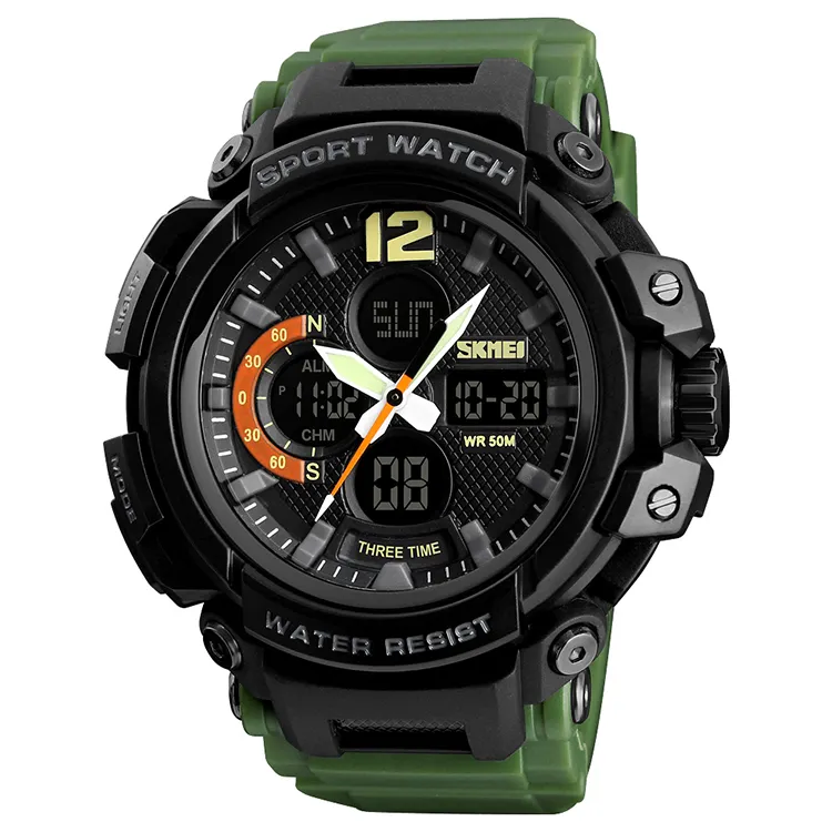 Skmei jam tangan digital analog sport mens watch