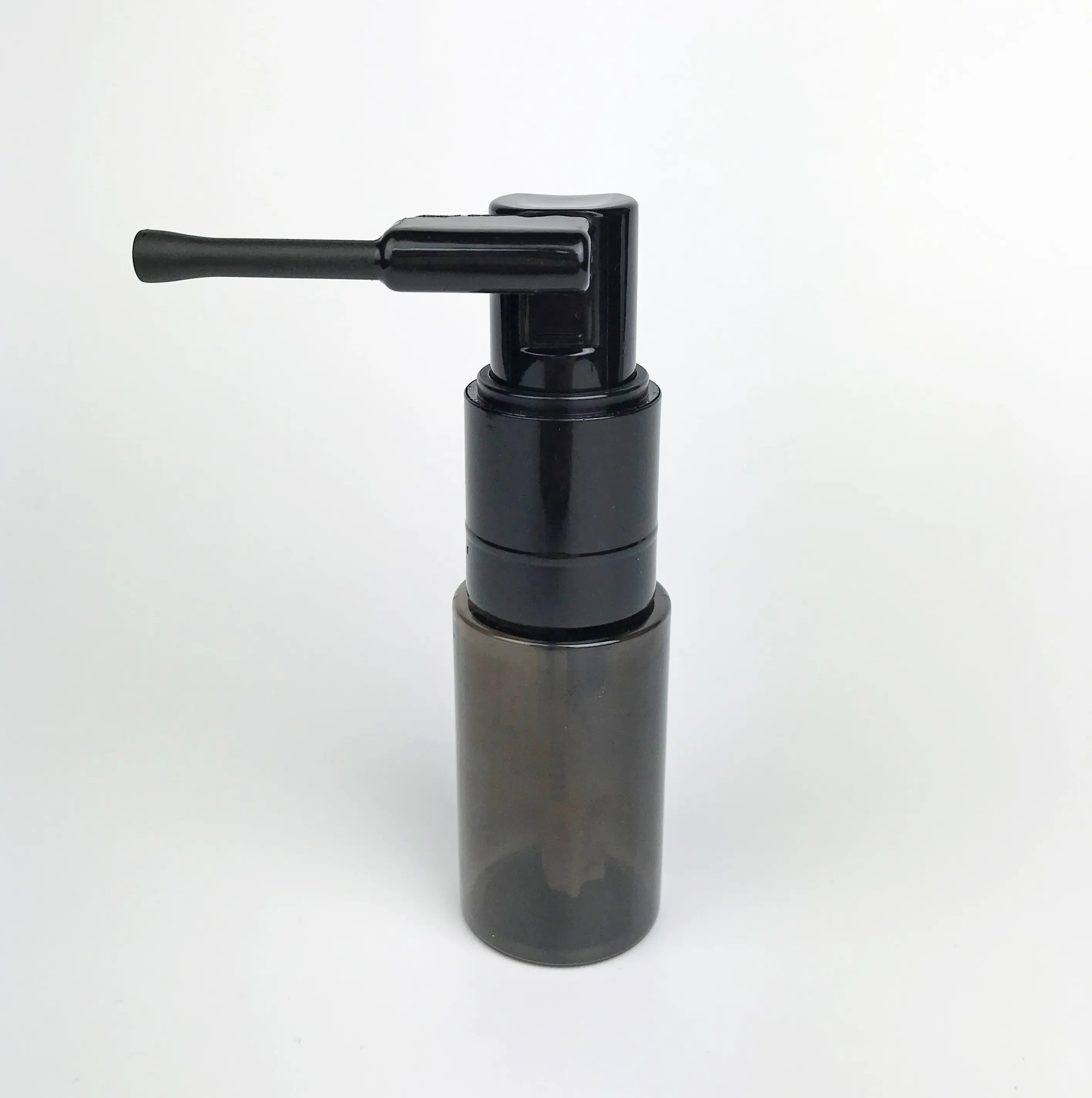 Flacone di plastica trasparente da 35ml flacone di polvere portatile bottiglie di pompa per polvere da viaggio imballaggio cosmetico flacone spray orale medico