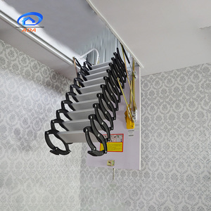 Aluminum Telescoping Folding Loft <strong>Ladder</strong> <strong>Manufacturer</strong>