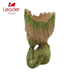 Precio de fábrica de Hombre árbol suculentas pluma pote de flor bebé <span class=keywords><strong>Groot</strong></span> <span class=keywords><strong>la</strong></span> galaxia pote de flor - Product Image 5