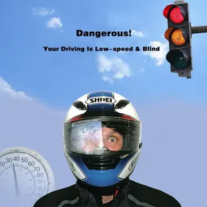 Película antiniebla para casco de motocicleta, película antiniebla, versión Universal, patentada de fábrica