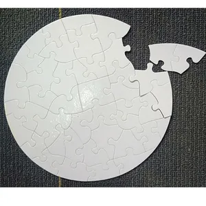 20*20 centimetri FAI DA TE Personalizzati Rotonda Forma di Sublimazione In Bianco Di Puzzle Puzzle Di Puzzle Per La Promozione/Regalo di Giorno di san valentino