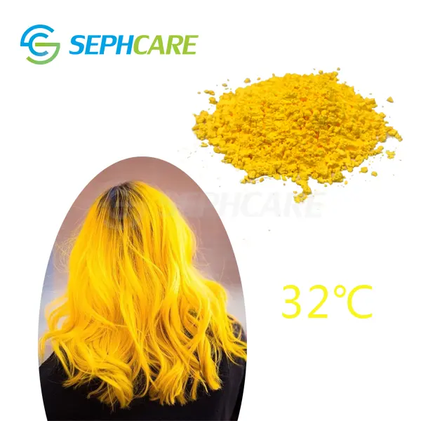 Sephcare termokromik pigment değişimi saç renkleri sarı boyalar