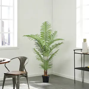 145 Cm Interieur Decoratie Groene Plant Bonsai Kunstmatige Palmboom Rubber Boom