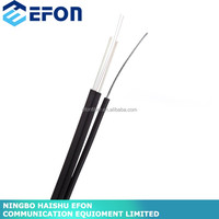 Fttx, figura 8, cable de fibra óptica monomodo autosoportado de 4 núcleos, cable plano de fibra óptica ftth barato, precio por metro