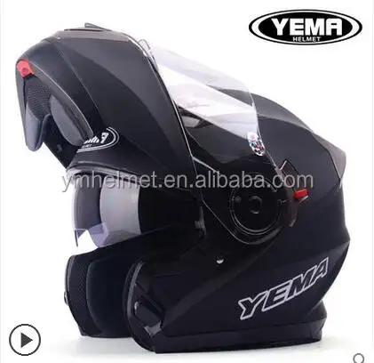 Capacete de viseira dupla ece para capacete, viseira dupla, YM-925