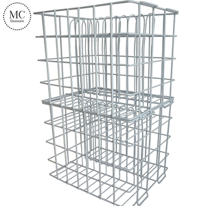 Estante de placa de metal para un fácil transporte y almacenamiento, capacidad para 12 estantes de placas de cargador (19,2 "X 14,8" X 14,4 ") - Product Image 3