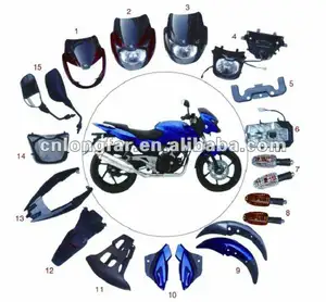 PULSAR180 için motosiklet plastik parçalar tüm modeller