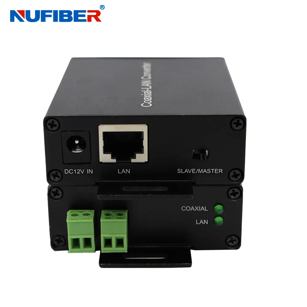 High quality Ethernet over Coax Ethernet over twist pair 2wire Extender converter for CCTV IP Cameras up to 2km