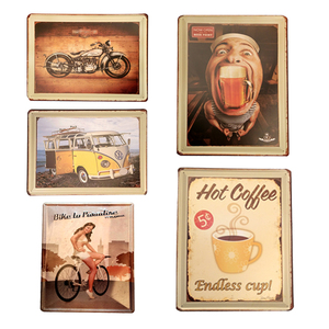 Placa de metal vintage de aspecto antiguo para motocicleta, aparejo, póster, letrero de estaño, pedido personalizado, publicidad, matrícula, vintage, automotriz - Product Image 4