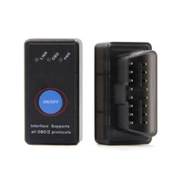 Coche OBD2 escáner inalámbrico nuevo Mini V1.5 ELM327 OBD2 lector de código con interruptor compatible con IOS Android