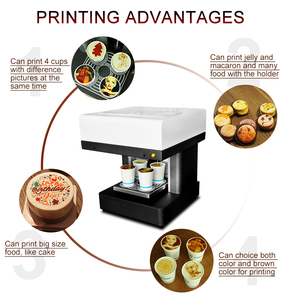 Automatique portable Latte art café imprimante avec Tablet avec <span class=keywords><strong>encre</strong></span> set <span class=keywords><strong>revendre</strong></span> prix CSC1-4 coloré impression machine - Product Image 5