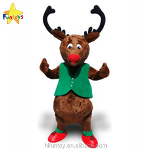 Funtoys CE <span class=keywords><strong>Rudolf</strong></span> nariz roja <span class=keywords><strong>Reno</strong></span> mascota traje adulto - Product Image 1