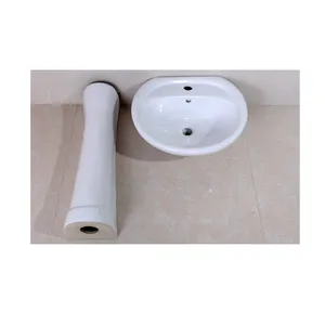 Toilet Pedestal Pan Ceramic Hand Wash Basin With Stand