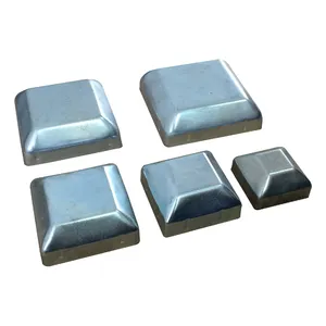 Competitive Price Most Popular Decorative Fence Pipe Aluminium Welded Square Pipe Cap