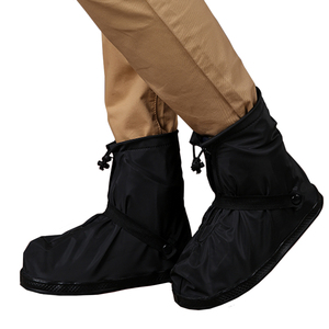Couvre-bottes de pluie antistatiques légers pour l'extérieur, toutes saisons, imperméables, pour motards et cyclistes, en PVC - Product Image 1