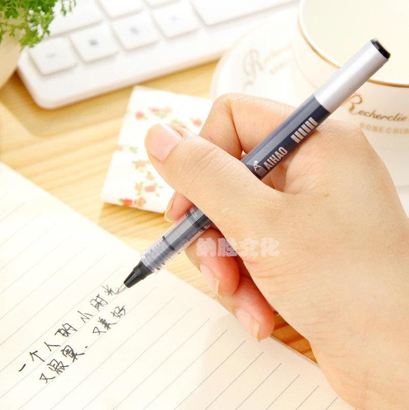 Высококачественная ручка с роликовым наконечником и жидкими чернилами