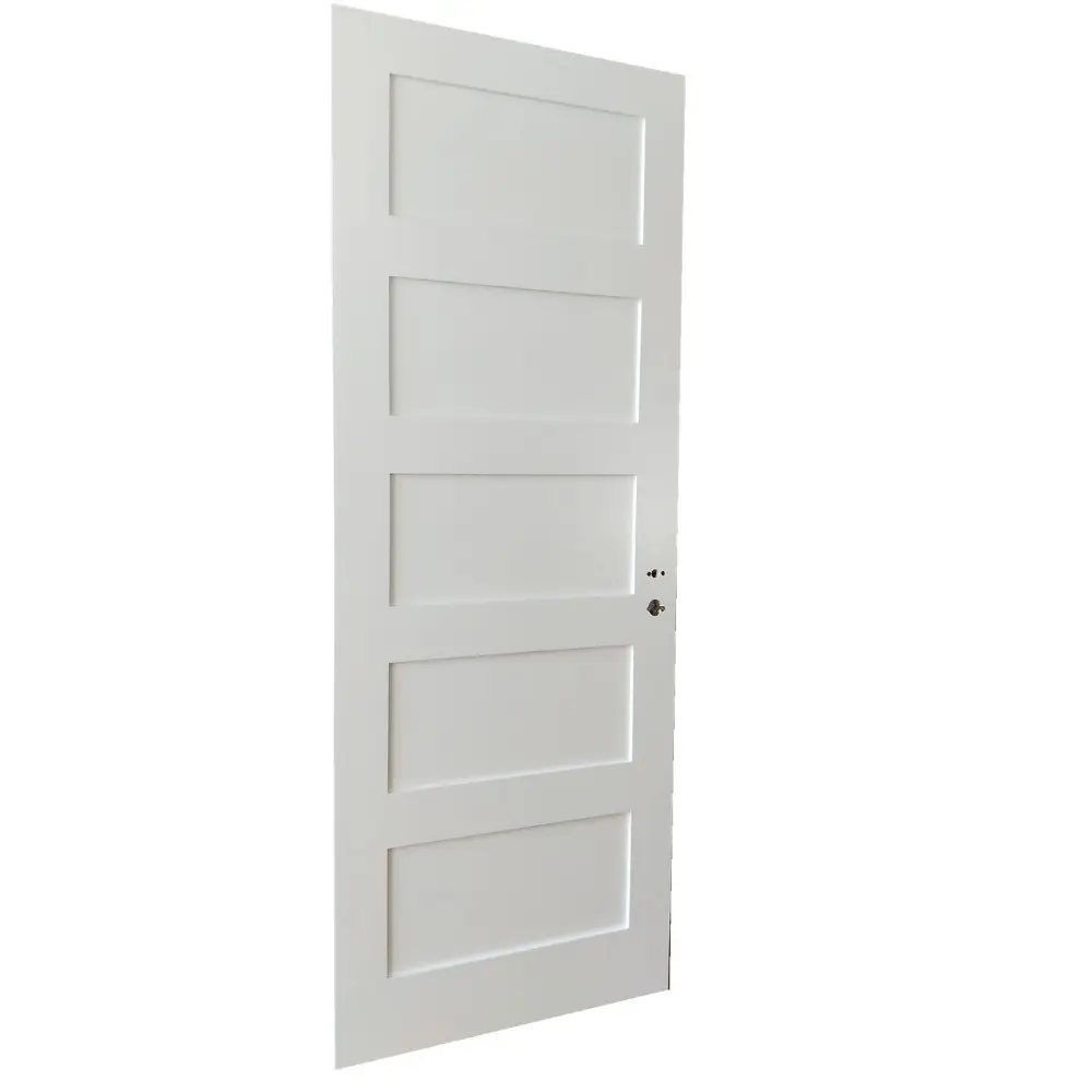 White painting wooden door shaker door with glass from Kangton