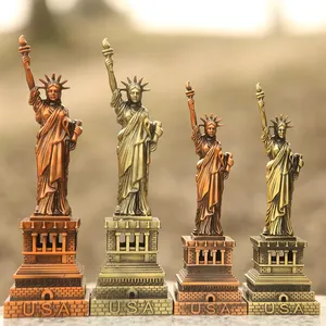 स्वतंत्रता की प्रतिमा धातु मूर्तिकला स्मारिका मॉडल गृह सजावट
