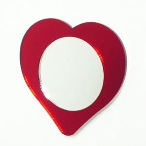 Espejo de plástico barato para manualidades decorativas con forma de fresa - Product Image 3