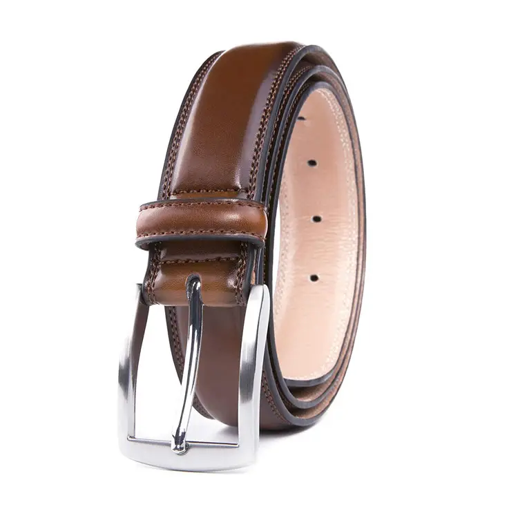 Custom Classic Handmade 100% Genuine Cow Leather Casual Belts with Pin Buckle